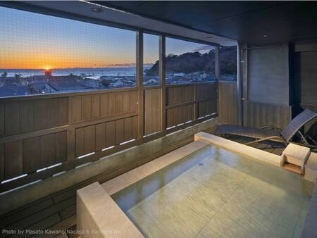 客室温泉露天風呂