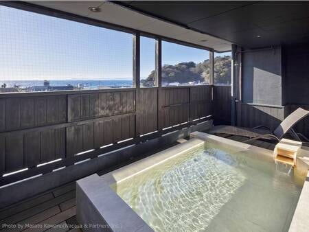 客室温泉露天風呂