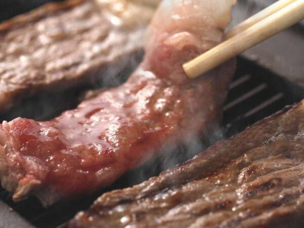 【夕食/例】国産牛（Ａ４ランク）の鉄板焼き