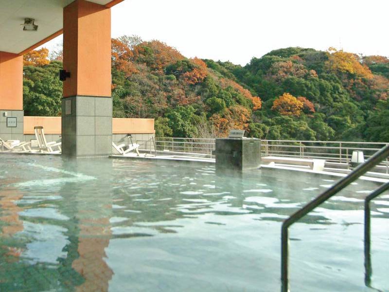 [森林の湯(秋)/例] 大自然に包まれた露天風呂で多種多様な湯船を湯巡り三昧！