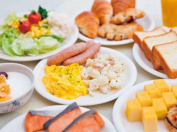 【朝食例】朝食もバイキング形式です