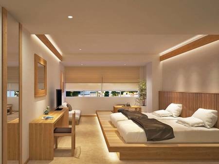 【スーペリアツイン/例】有名建築家監修のデザイナーズ客室。※全室階段移動を伴います