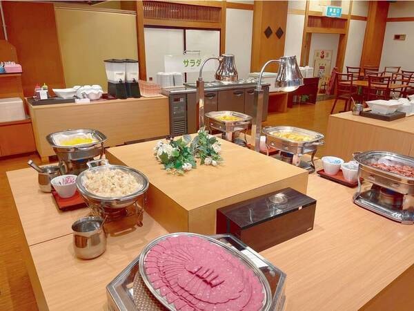 【朝食/例】バイキングで朝からお好みの量で、お好みのものを好きなだけ♪