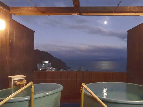 【貸切露天風呂】海を臨む湯浴み体験を。※当日予約制(有料)