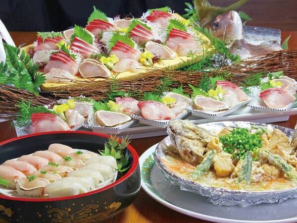 【夕食/例】海鮮料理も充実した和洋中バイキング