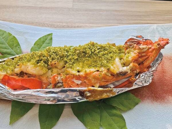 選べるメインと揚げたてアジフライ会席/鮑ステーキの一例