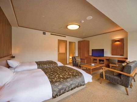 【本館・デラックスツイン/例】　落ち着いた空間で旅の疲れを癒す