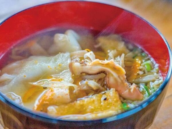 【朝食】宮城名物はっと汁※イメージ