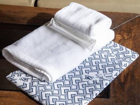 *［アメニティ一例］浴衣、バスタオル、タオル、歯ブラシはお部屋にご用意しております