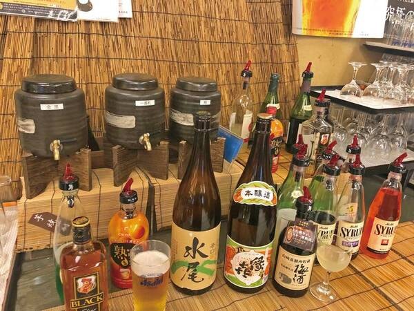 【夕食/例】90分飲み放題(セルフサービス)