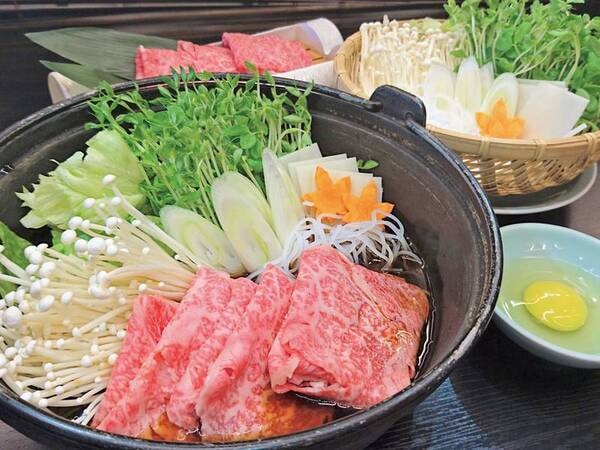 【夕食/例】信州プレミアム牛のお鍋