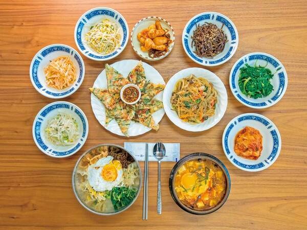 【夕食/例】韓国家庭料理