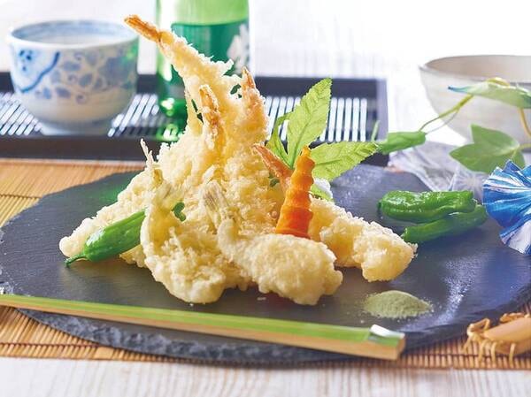 【3/1～6/30】季節の天ぷら（※イメージ）アツアツの天ぷらは、ご飯のおかずだけではなくお酒のおつまみにもぴったりです。