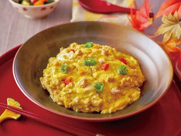【朝食】信州福味鶏のそぼろ親子丼※イメージ