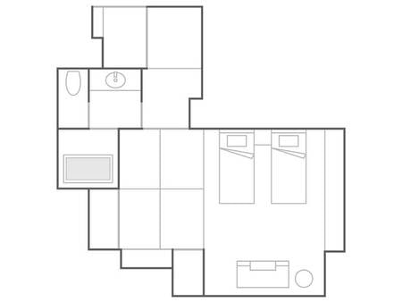*風花/間取り図