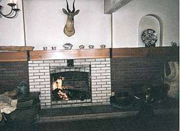 【館内】暖かな暖炉