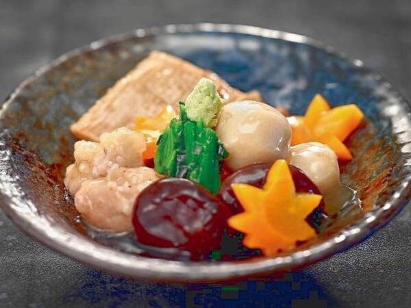 越の鶏の治部煮/例