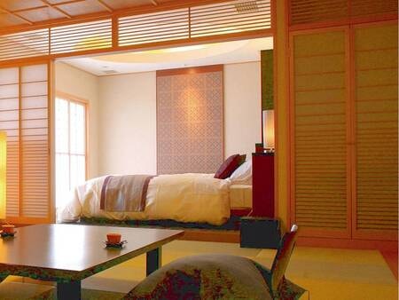 【和洋室】 和室＋ツインベッドルーム/例