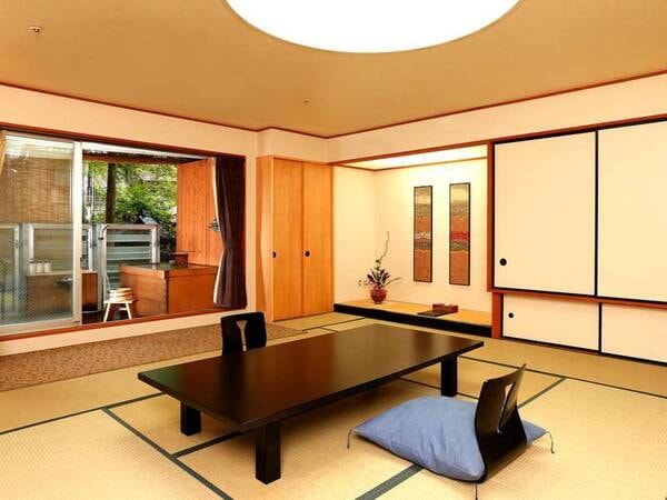 花の棟【源泉かけ流し檜露天風呂付和室】/例