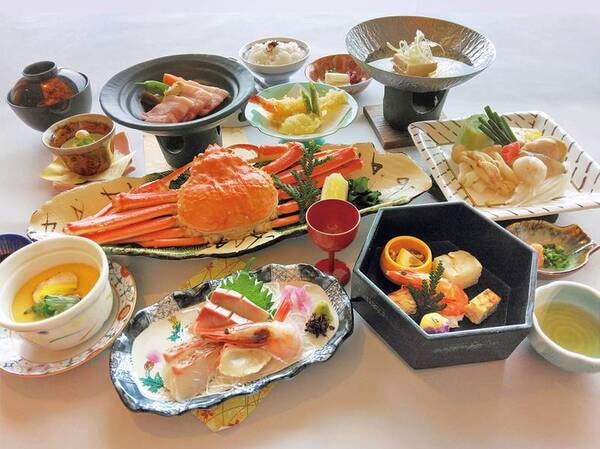 【夕食「ずわい蟹1杯付会席」/例】蟹をたっぷり堪能したい方へ！おひとりにつき1杯付