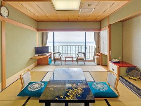 【本館和室10畳/例】全室日本海一望！