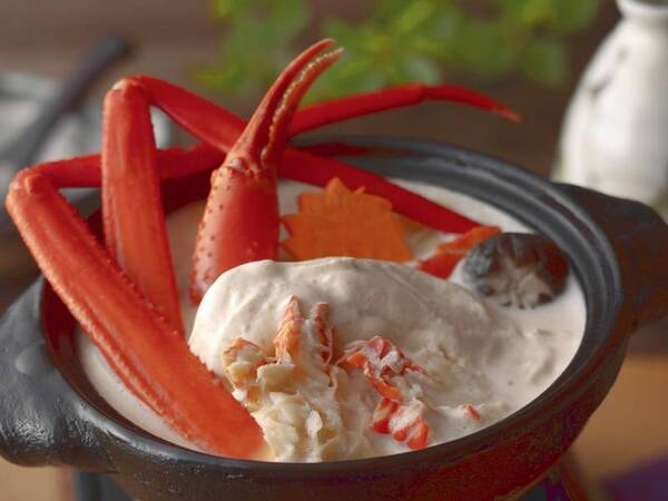 カニづくしバイキング_カニの泡鍋/例