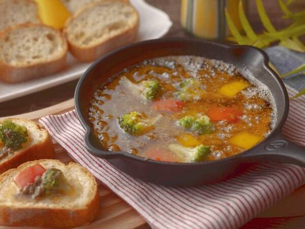 カニづくしバイキング_カニ味噌アヒージョ/例