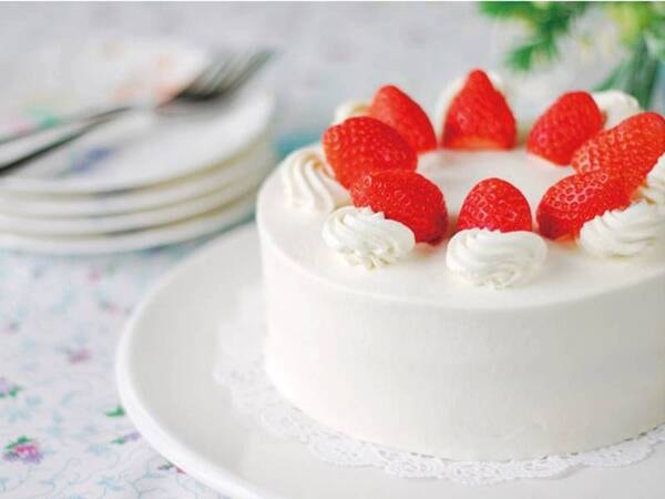 【記念日ケーキ付プラン/例】お部屋にケーキをプレゼント！