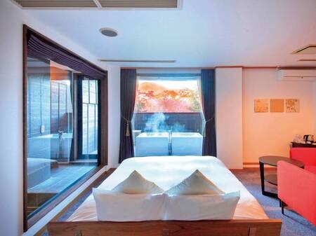 露天ジャグジー付デラックスキング/一例