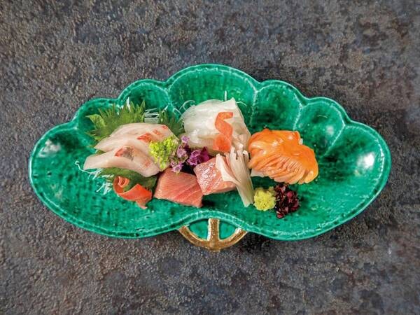 【夕食】季節のお造り一例