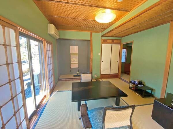 【おまかせ部屋◇禁煙◇/例】茶室をイメージした二間和室。広さは宿お任せでご案内。