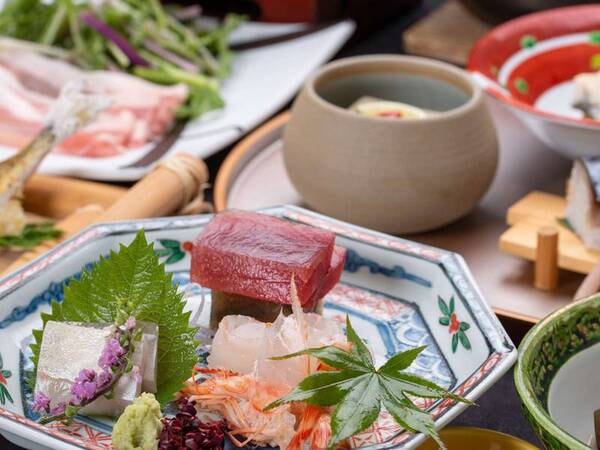 2食付★仙石原会席/例　旬の食材を使用し､山･海の恵みをふんだんに取り入れた､全8品の会席をご用意