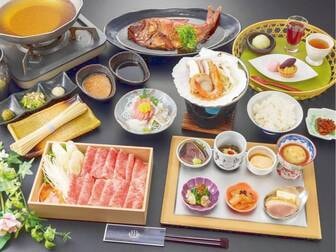 専用自家源泉の宿 陽だまり一の湯/創作和食/一例