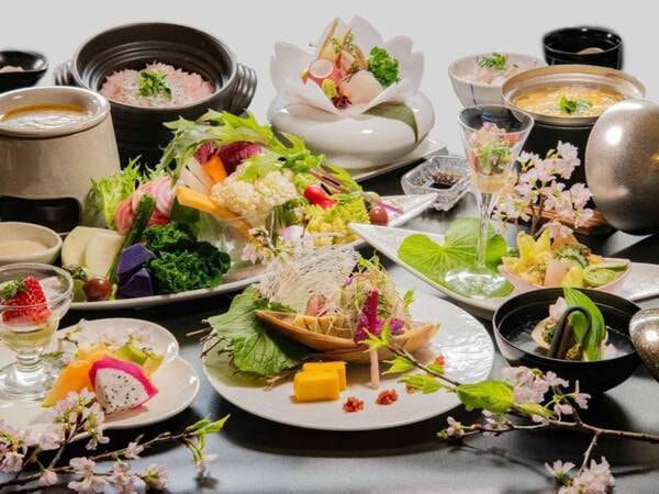 【2020年春のお献立/例】熟練の料理長の技が光る有機野菜を中心とした春メニュー