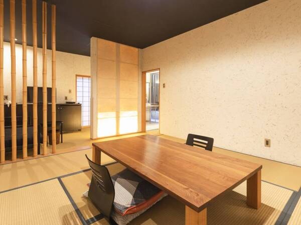 【露天風呂】《朱鷺》和洋室ツイン57平米/一例