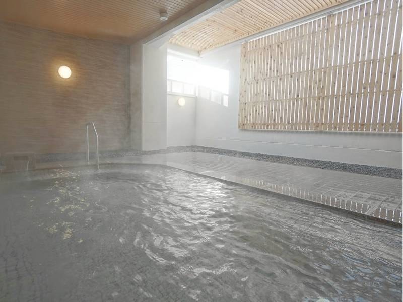 天然温泉に癒される