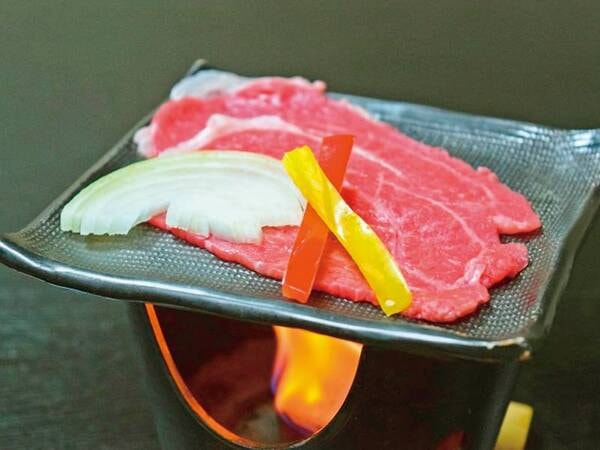 米沢牛の陶板焼き/一例