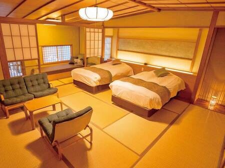 【禁煙】露天・ダイニング付き和洋室/一例