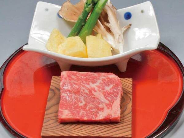 栃木牛肉料理選択プラン(陶板焼き)/一例