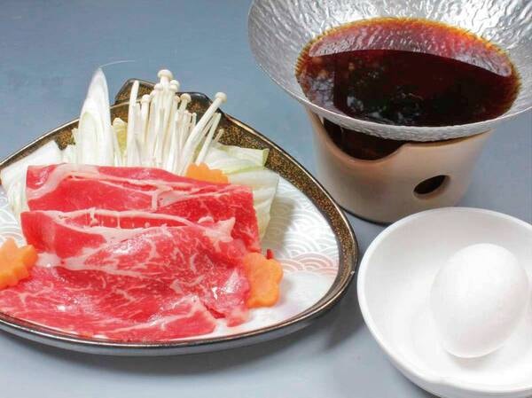 栃木牛肉料理選択プラン(すき焼き)/一例