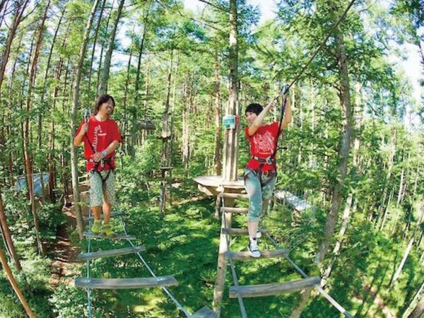 【宿周辺】FOREST ADVENTURE OKUKANNABE 神鍋高原　奥神鍋スキー場横に18年 6月よりOPEN