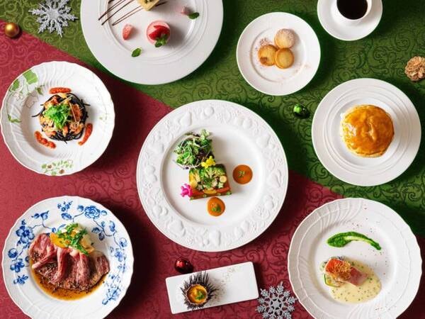 神戸トアロード ホテル山楽の 12月23日限定 特別なクリスマスディナーフルコース全８品 夕 朝食付 21 650円 プレミアデラックスツイン ゆこゆこ