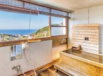ホテル天山閣 海ゆぅ庭／【客室風呂/例】いつでもお好きなときにご入浴いただける露天風呂