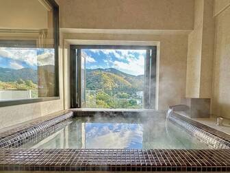 全室半露天風呂付 コンドミニアムホテル ガーランドコート宇佐美／客室内半露天風呂/例　全室半露天風呂付！