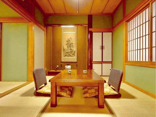 【城ヶ岳】茅葺き屋根の一軒家風客室/一例