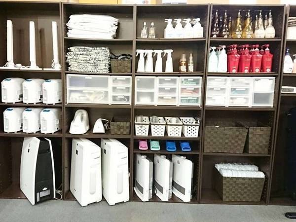 全20種以上の無料貸し出しサービス。連泊でも安心