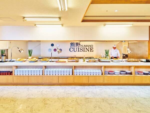 【夕食バイキング/例】2024年7月にバイキング会場がリニューアル!