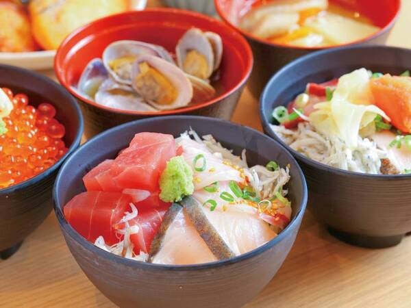 朝食（海鮮丼）/例