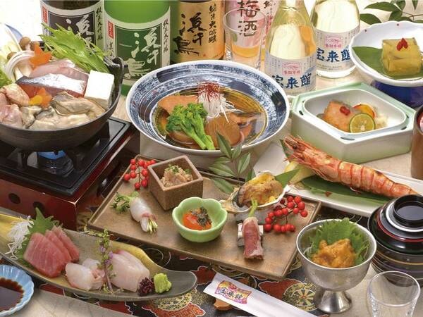 三陸の海鮮尽くし!!夕食一例※変更の場合あり