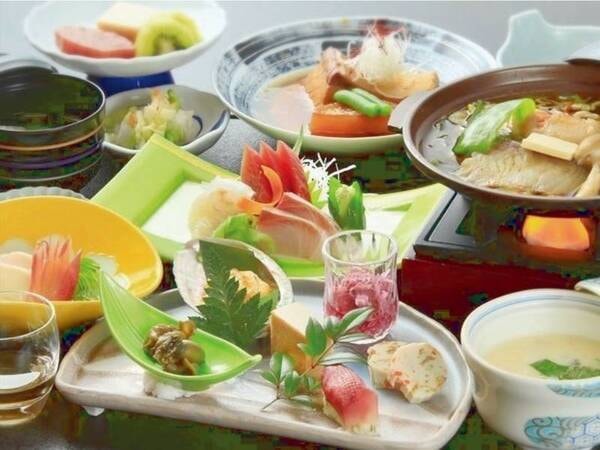 三陸の海鮮尽くし!!夕食一例※変更の場合あり